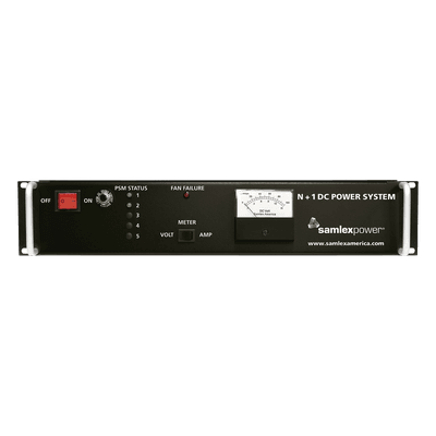 Fuente de Poder Conmutada 13.8V, 40A, Instalación en Rack con Cargador de Baterías