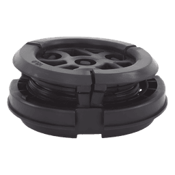 Bota pasamuro / 4 orificios 1/2'' / IP66 / MIL-STD-810 / 4.00 in altura