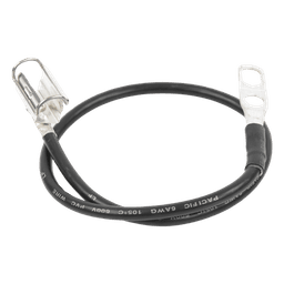 Kit de Aterrizaje para Cable Coaxial 1/2" / Longitud 24" (2 ft) / Acero Inoxidable / Terminal Dual / MIL-STD e IEC