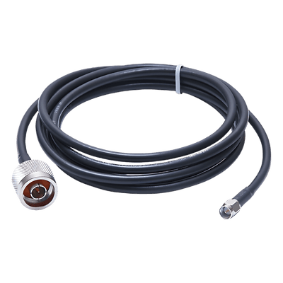 Jumper / 2 m (6.56 ft) / RG-58U / N Macho a SMA Macho / 50 Ω / 95% Blindaje Cobre