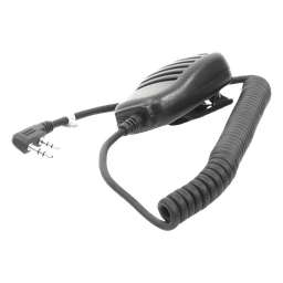 Micrófono Bocina Remoto / PTT / Jack 3.5 mm / Cable Enrollado 10" / Clip 360° / Reducción de Ruido