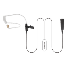 MICRÓFONO AUDÍFONO DE 2 CABLES P/ MOTOROLA GP300/ SP-50/ P1225/ PRO3150/ MAG ONE/ EP450/ EP350. HYT TC-500/ 518/ 600/ 610/ 620/ 700.