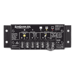 Controlador de Carga Solar SunSaver PWM 20 A / 12 VCC / Encapsulado Epóxico / Clase 1 Div 2 / Compensación de Temperatura