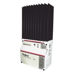 Controlador de Carga Solar TriStar PWM 45 A / 12V 24V 48V / Puerto RS-232 / Hasta 4 kW / Disipador de Calor / 7 Preajustes