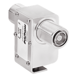 Protector Coaxial RF de Banda Ancha Para Combinadores de 100 a 512 MHz Con Conectores DIN Hembra