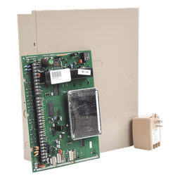 Panel de control de alarma de intrusión con 9 zonas cableadas, expandible hasta 87 zonas, con 8 particiones