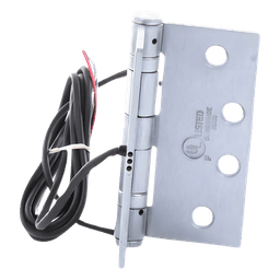 Bisagra Pasa Cables / 6 Conductores / 24V CC/CA 3A / Acero Inoxidable 4x4 pulgadas / 800,000 Ciclos / UL Incendios