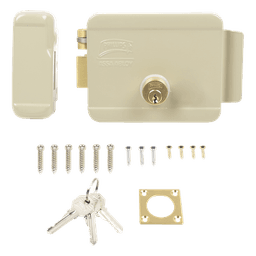 Cerradura Eléctrica / Doble Cerrojo / 12 VCC/VCA / Activación por Pulso 2 s / Izquierda / Exterior
