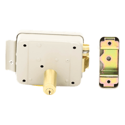 Cerradura Eléctrica / Doble Cerrojo / 12 VCC/VCA / Activación por Pulso 2 s / Izquierda / Exterior