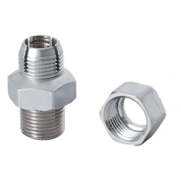 Tuerca y Opresor para Varilla de Ajuste / Compatible Q2220E y Q3220E / Acero Inoxidable / Ajuste Precisión Duplexers Sinclair / Refacción Original