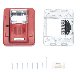 Sirena Estrobo, 24 Vcd, Multi-Candela 15 hasta 110 cd, Montaje En Pared, Color Rojo, Serie HEC3 (0500-06020), Hochiki 