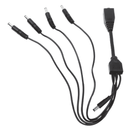 Cable de Distribución de Alimentación / 5 Vías / 4 Cámaras TurboHD / 12 VCC / 500 mA por Canal / Conector Plug 2.5'