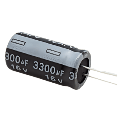 Capacitor Electrolítico / 3300 µF / 16 V / Montaje Radial