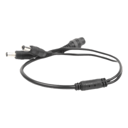 Cable Splitter DC / 5.5x2.1 mm Hembra a 2 Macho / 22 AWG / 24 AWG / 5A a 12 VCC / 19 cm