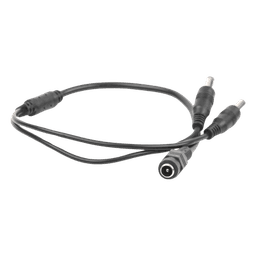 Cable Splitter DC / 5.5x2.1 mm Hembra a 2 Macho / 22 AWG / 24 AWG / 5A a 12 VCC / 19 cm
