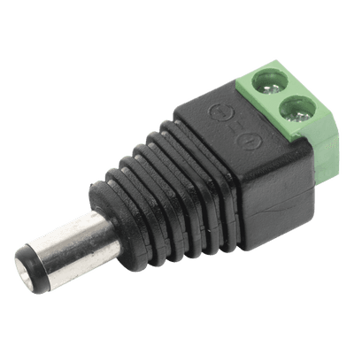Adaptador de Alimentación DC / Conector Jack Macho 3.5 mm / Terminales de Tornillo / 12 Vcc Polarizado / Para CCTV
