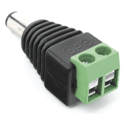 Adaptador de Alimentación DC / Conector Jack Macho 3.5 mm / Terminales de Tornillo / 12 Vcc Polarizado / Para CCTV