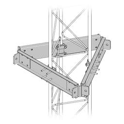 Estabilizador de Torre para Tramos STZ-35G Galvanizado por Inmersión en Caliente.