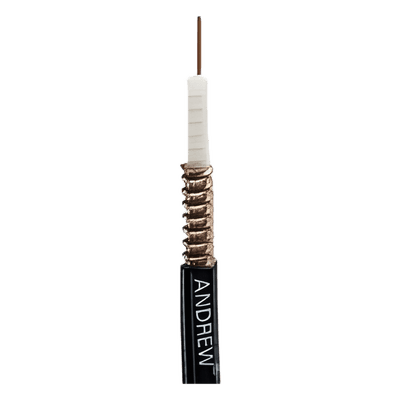 Cable coaxial Heliax de 1/2", cobre corrugado, blindado, 50 Ohms