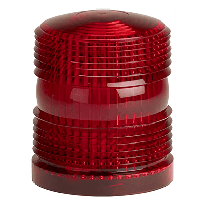 Domo de reemplazo para estrobo renegade, color rojo