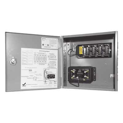 Protector  "todo en uno" alimentación 120 Vca, base para 5 módulos DTK-2MHLP para lazos SLC/IDC/NAC.