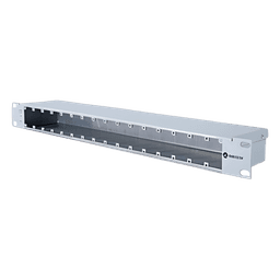 Chassis metálico de aterrizaje hasta 16 módulos Ethernet, Giga Ethernet