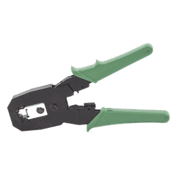 Pinzas para plegar (Ponchadoras) cables RJ11, RJ12, RJ45 telefónicos y cables de red Cat5e, Cat6, Cat6a y con Cavidades para 4, 6 y 8 conductores.