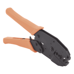 Pinza de Crimpado Hexagonal / Cables RG-58/U, RG-59, RG-8/X / 3 Cavidades 0.068", 0.213", 0.256" / Acero MN65 Antioxidante / Trinquete Ajustable
