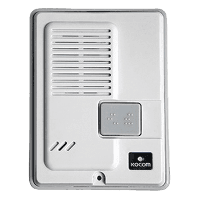 Frente de Calle para Interfón / Plástico / 4 Hilos con Polaridad / Montaje Superficie / DC 24V (1.2A)