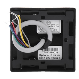 Lector de Proximidad con Teclado / 125 kHz / Wiegand 26 bits / Exterior / 86 x 86 x 20 mm / 120 m (394 pies) máx.