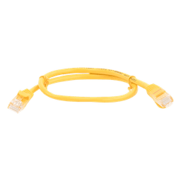 Cable de Parcheo UTP / Cat5e / 0.5 m (1.64 ft) / RJ45 / Amarillo