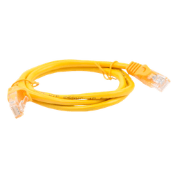 Cable de Parcheo UTP Cat5e / 1 Metro (3.28 Pies) / Amarillo / RJ45 / 100 Ohm