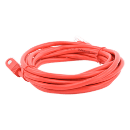 Cable de Parcheo UTP Cat5e / 3.0 m (9.84 ft) / 100 Ohm / RJ45 / Rojo