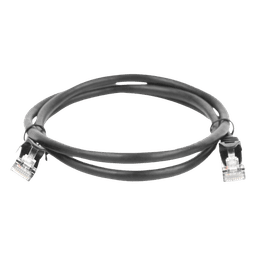 Cable de Parcheo FTP Cat5e / 1 m (3.28 ft) / 10/100Base-T/TX / Blindaje Global / Negro