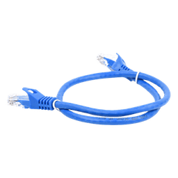 Cable de Parcheo UTP Cat6 - 0.5 Metros (1.64 Pies) - Azul
