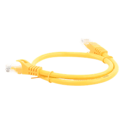 Cable de Parcheo UTP Cat6 - 0.5 Metros (1.64 Pies) - Amarillo