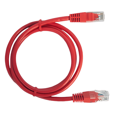 Cable de Parcheo UTP Cat6 - 0.5 Metros (1.64 Pies) - Rojo