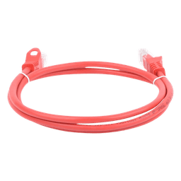 Cable de Parcheo UTP Cat6 - 0.5 Metros (1.64 Pies) - Rojo