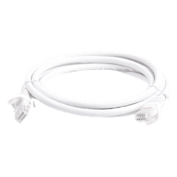 Cable de Parcheo UTP Cat6 - 2 Metros (6.56 Pies) - Blanco