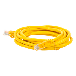 Cable de Parcheo UTP Cat6 / 3.0 m (9.84 ft) / 1 Gbps+ / RJ45 / Amarillo