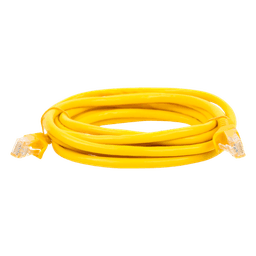 Cable de Parcheo UTP Cat6 / 3.0 m (9.84 ft) / 1 Gbps+ / RJ45 / Amarillo