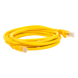 Cable de Parcheo UTP Cat6 / 3.0 m (9.84 ft) / 1 Gbps+ / RJ45 / Amarillo