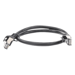 Cable de Parcheo / FTP Cat6 / 0.5 m (1.64 ft) / Blindaje Global / Cobre / Negro