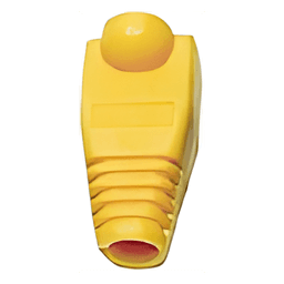 Bota de Protección para Conector RJ45 / 6.0 mm / 27.5 mm Largo / Amarillo