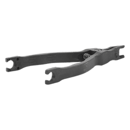 Pinza de Conexión Coaxial / Nylon 66 Reforzado con Fibra de Vidrio / 64 g / Sin Soldadura / Certificación CE-ROHS