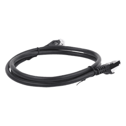 Cable de Parcheo FTP Cat6 - 1.0 Metro (3.28 Pies) - Negro