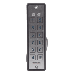 Lector de proximidad con teclado / IP65 / 125 kHz EM-HID / Wiegand 26 / 9 mm grosor / -30°C a 65°C / 5-16 VDC