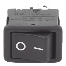 Interruptor Rocker DPST On-Off,  250 Vca.,10 Amp.,