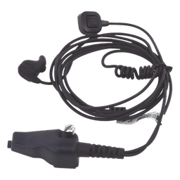 Micrófono-Audífono Profesional / Cancelación de Ruido / Cable Kevlar 20 kg / PTT de Anillo / Compatible Kenwood Serie 80/90/140/180/NX