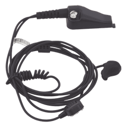 Micrófono-Audífono Profesional / Cancelación de Ruido / Cable Kevlar 20 kg / PTT de Anillo / Compatible Kenwood Serie 80/90/140/180/NX
